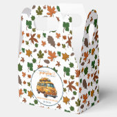 Rustiek Sinaasappel Truck Little Pumpkin Baby show Bedankdoosjes (Geopend)