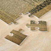rustiek skelet sleutels western land wilde eend legpuzzel (Zijkant)