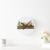 Rustiek Slapen Beer Woodland Ronde Klok (Huis)