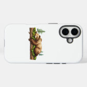 Rustiek Slapen Beer Woodland Wildlife Case-Mate iPhone Case (Achterkant (horizontaal))