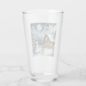 /Rustiek/Sneeuwman/Kerstmis Glas (Achterkant)