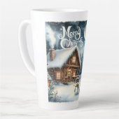 /Rustiek/Sneeuwman/Kerstmis Latte Mok (Linkerhoek)