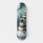 /Rustiek/Sneeuwman/Kerstmis Persoonlijk Skateboard (Voorkant)