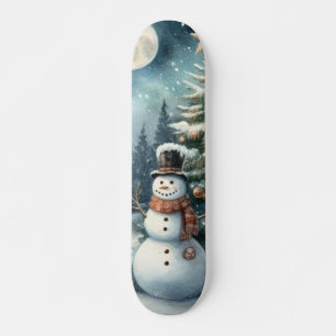 /Rustiek/Sneeuwman/Kerstmis Persoonlijk Skateboard