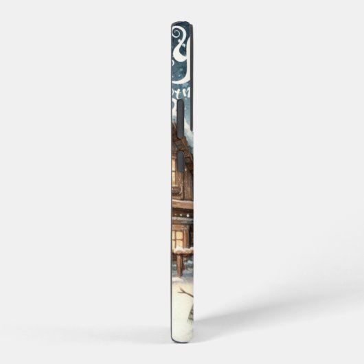 /Rustiek/Sneeuwman/Kerstmis Samsung Galaxy Hoesje (Rechterkant)