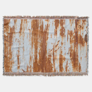 Rustiek staal: Grunge wandtextuur Deken