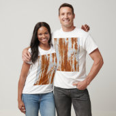 Rustiek staal: Grunge wandtextuur T-shirt (Unisex)