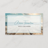 Rustiek strand visitekaartje (Voorkant)