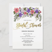 Rustiek strand Wood Floral Vrijgezellenfeest Kaart (Voorkant)