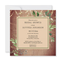 Rustiek String Licht Groen Vrijgezellenfeest