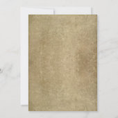 Rustiek  String Lights Repetitie Diner Kaart (Achterkant)