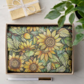 Rustiek Sunflower Tissue Paper – 10 lb, 17 "x23" Tissuepapier (Geschenk)