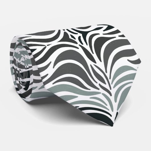 Rustiek Symmetrisch Patroon Stropdas (Opgerold)