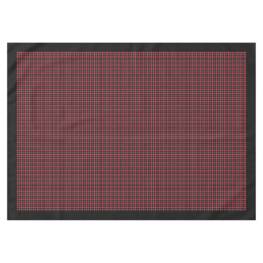 Rustiek tafelkleed Rood Zwart Tartan voor Gatherin (Voorkant (Horizontaal))