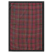 Rustiek tafelkleed Rood Zwart Tartan voor Gatherin (Voorkant)