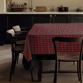 Rustiek tafelkleed Rood Zwart Tartan voor Gatherin