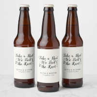 Rustiek Take A Shot Tied de knoop Bruiloft Drink