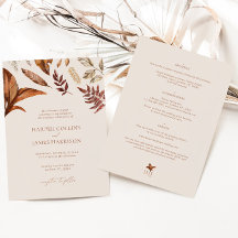 Rustiek Terracotta Bloemen Boho Herfst Bruiloft