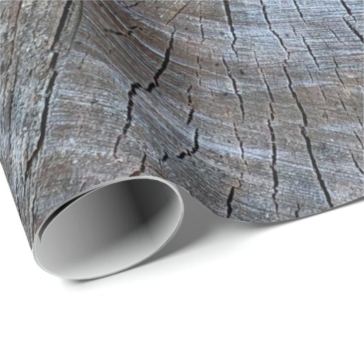 Rustiek Tree ring patroon Cadeaupapier (Rol Hoek)