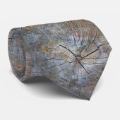 Rustiek Tree ring patroon Stropdas (Opgerold)