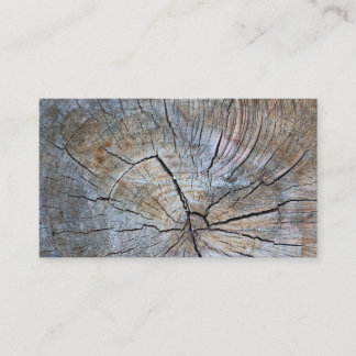 Rustiek Tree ring patroon Visitekaartje