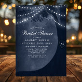 Rustiek Tree String Lights Navy Blue Vrijgezellenf Kaart