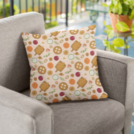 Rustiek Turkije Diner Thanksgiving patroon Kussen