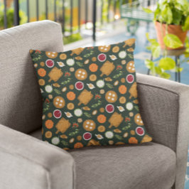 Rustiek Turkije Diner Thanksgiving patroon Kussen