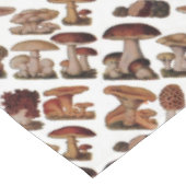 rustiek Vegetarisch  paddenstoelenbos Tafelkleed (Gekanteld)