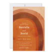 Rustiek Verbrand Sinaasappel Boog Foto Modern Wedd