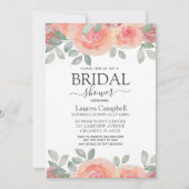 Rustiek verbrand Sinaasappel Florals Vrijgezellenf Kaart (Voorkant)