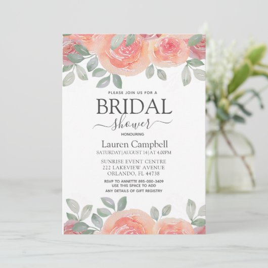 Rustiek verbrand Sinaasappel Florals Vrijgezellenf Kaart (Staand voorkant)