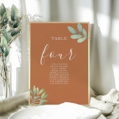 Rustiek Verbrand Sinaasappel Trouwstoel Grafiek