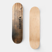 Rustiek verdrietig donker buitenshuis Schuur Houte Persoonlijk Skateboard (Voorkant)
