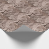 Rustiek verfrommeld papier: textuur cadeaupapier (Hoek)