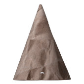 Rustiek verfrommeld papier: textuur feesthoedjes (Rechts)