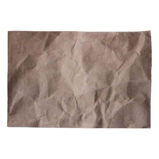 Rustiek verfrommeld papier:  textuur kussensloop (Achterkant)