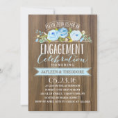 rustiek Verloving | Verlovingsfeest Kaart (Voorkant)