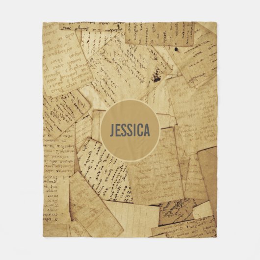 rustiek verstrooid patroon fleece deken (Voorkant)