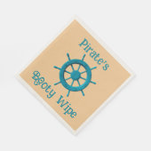 Rustiek Verweerde Boot Stuurwiel Foto Afbeelding Servet (Hoek)