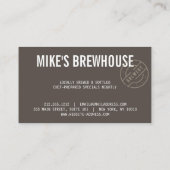  rustiek vet gestempeld Logo ivoor Visitekaartje