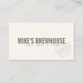  rustiek vet gestempeld Logo ivoor Visitekaartje