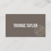  rustiek vet gestempeld wit/bruin II Visitekaartje (Achterkant)