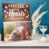 Rustiek Voor Altijd In Onze Harten Huisdier Herden Fotoplaat (Zijkant)