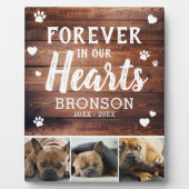 Rustiek Voor Altijd In Onze Hartendierencollage Fotoplaat (Voorkant)