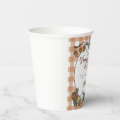 Rustiek Vriendsgiving Vakantie Party Servies Papieren Bekers (Rechts)