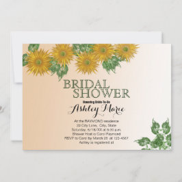 Rustiek Vrijgezellenfeest bloemblaadjes Golden Omb Kaart