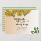 Rustiek Vrijgezellenfeest bloemblaadjes Golden Omb Kaart (Voorkant / Achterkant)