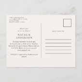 Rustiek vrijgezellenfeest brunch en bubbels bordea aankondigingskaart (Achterkant)