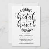 Rustiek Vrijgezellenfeest Brunch Invitation Kaart (Voorkant)